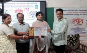 पेण्ड्रा में आयोजित तर्पण काव्यपाठ प्रतियोगिता